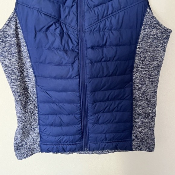 Lucy Tech"Winter Warrior" Goose Down Puffer Zip Vest, Blue, Size S - Picture 2 of 9